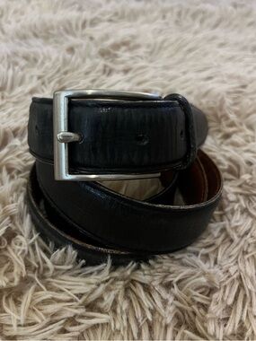 Vintage Coach Men’s Belt Classic Black Leather 42